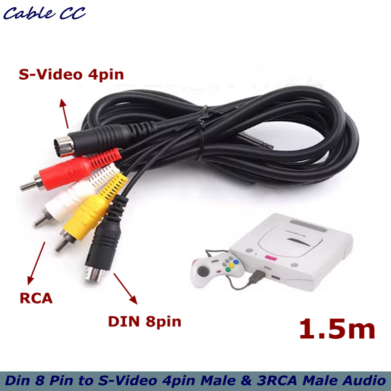 Musical Instrument Videos - Din 8 Pin to S-Video 4pin