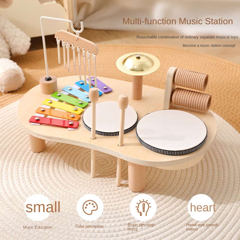 Musical Instrument Game - LazyChild Kids Educational Toy Wooden Music