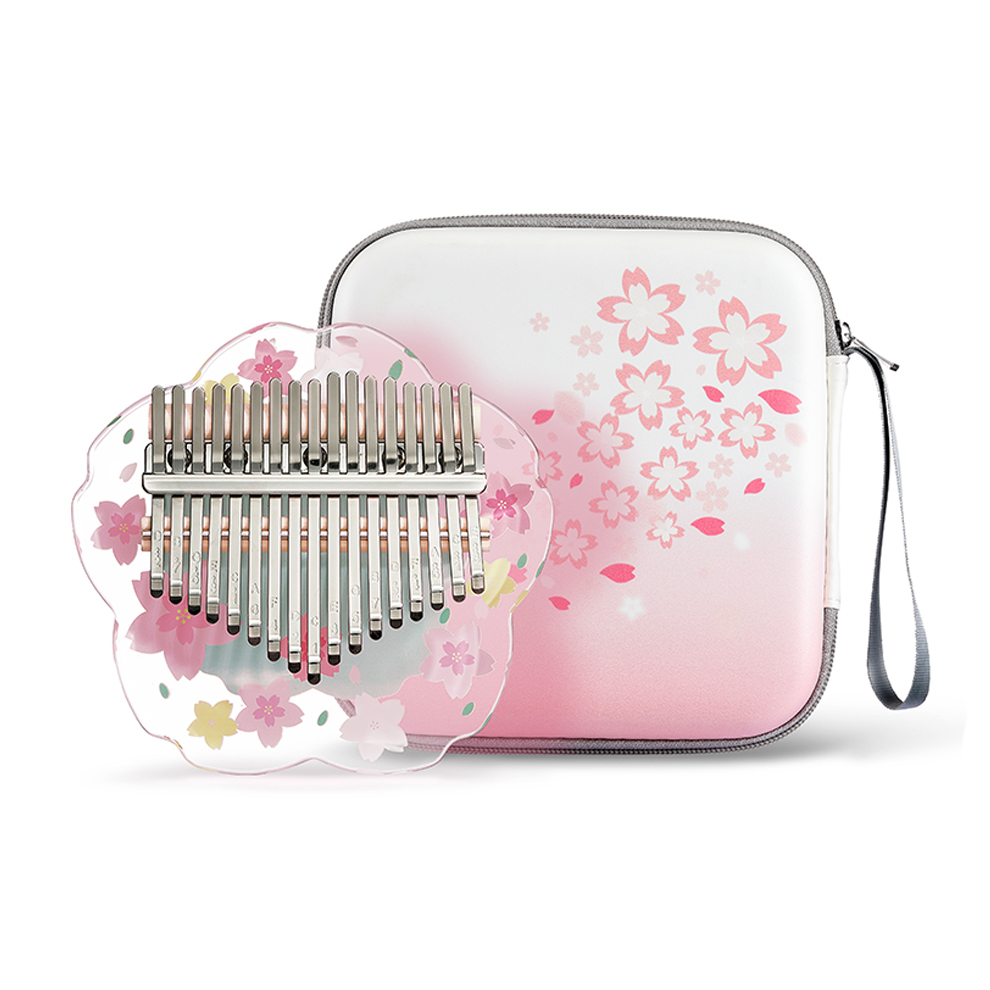Musical Instrument Dulcimer - Hluru Kalimba 21 Keys with Case