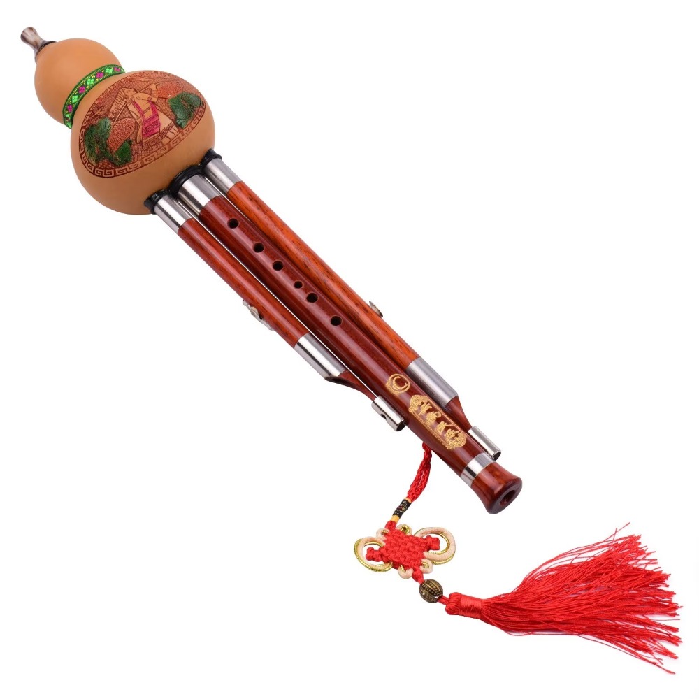 Musical Instrument Music - 3-Tone C Key Hulusi Gourd Flute