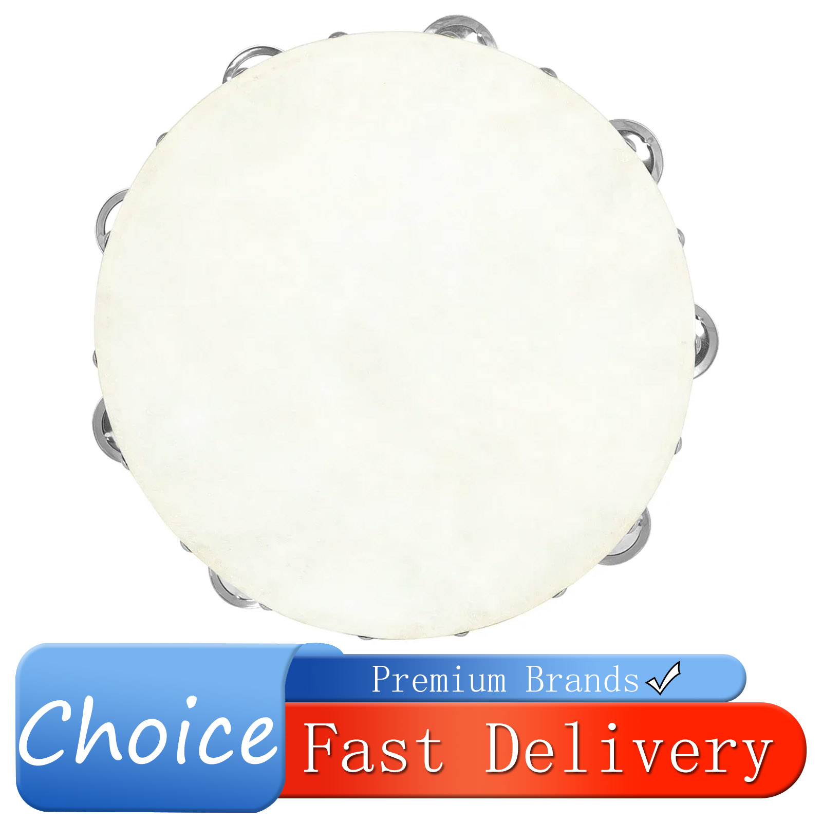 Musical Instrument Qin - IRIN 10 Inches Tambourine Drums Sheepskin
