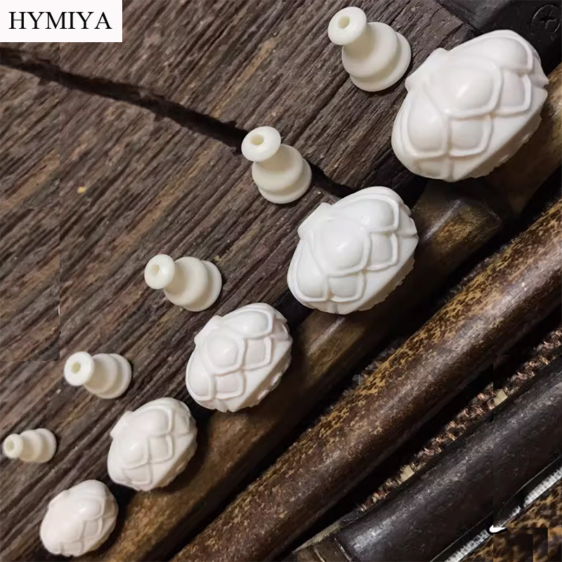 Musical Instrument Trumpet - Handcrafted Tibetan Buckhorn Three-way Beads Buddhist