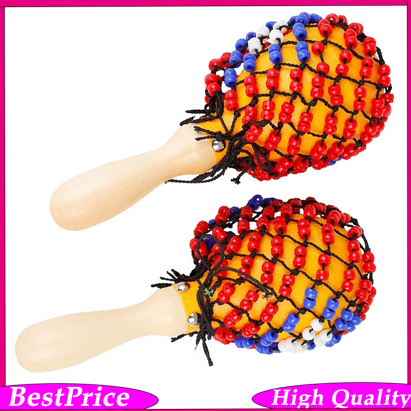 1 Pair Wooden Sand Hammers wit - Musical Instrument Net review and price