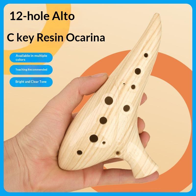 NEW 12 Hole Ocarina Instrument - Musical Instrument Qin review and price