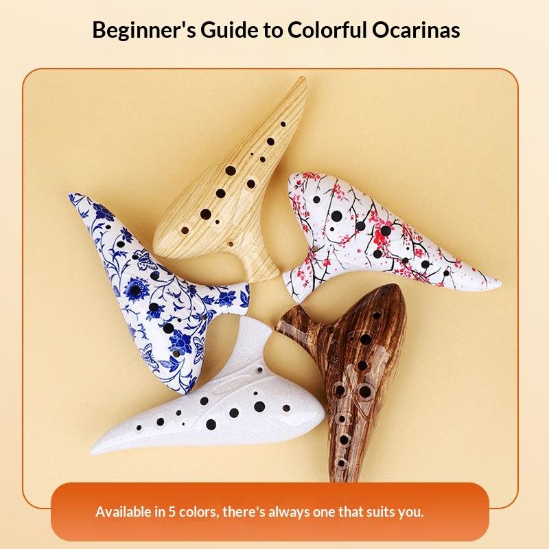 NEW 12 Hole Ocarina Instrument - Musical Instrument Qin review and price