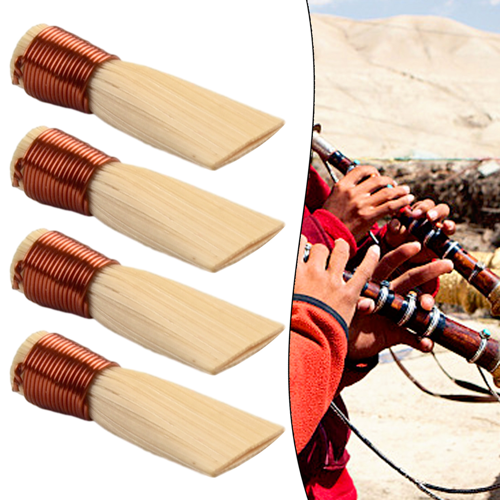 Set of 4 Suona Reed Whistles M - Musical Instrument Reed review and price