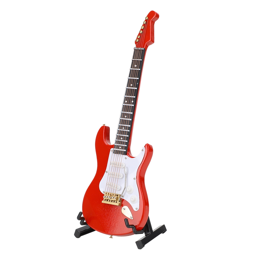 Miniature Red Electric Guitar  - Musical Instrument Music review and price