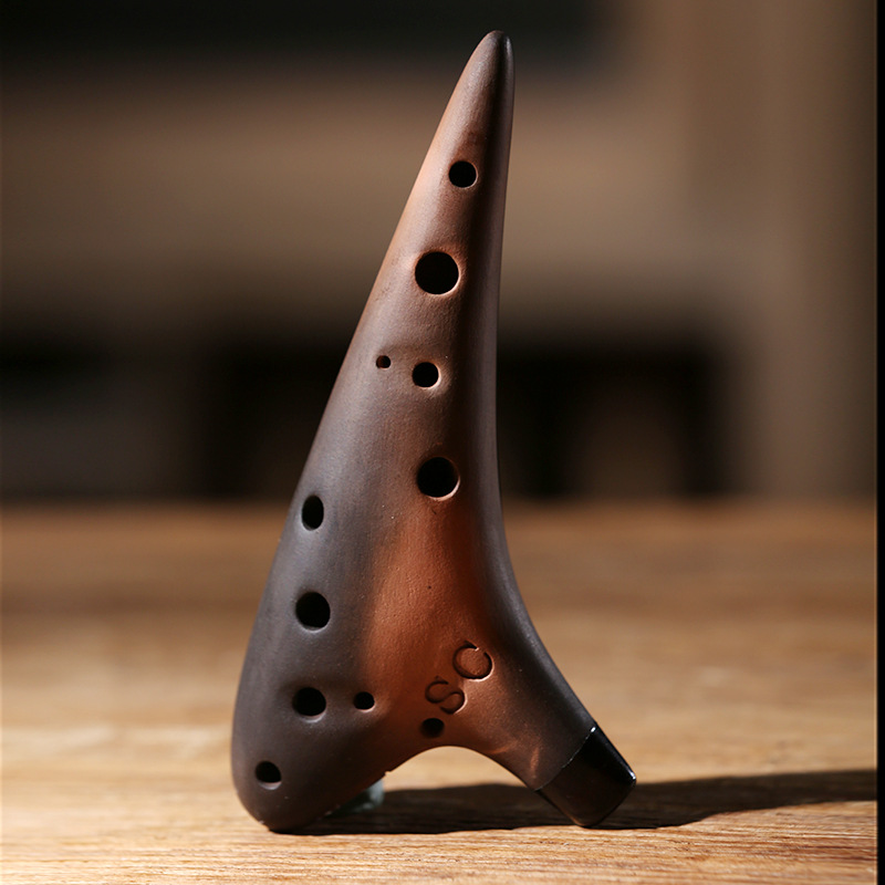 Purple Clay Ceramic Ocarina AC - Musical Instrument Qin review and price
