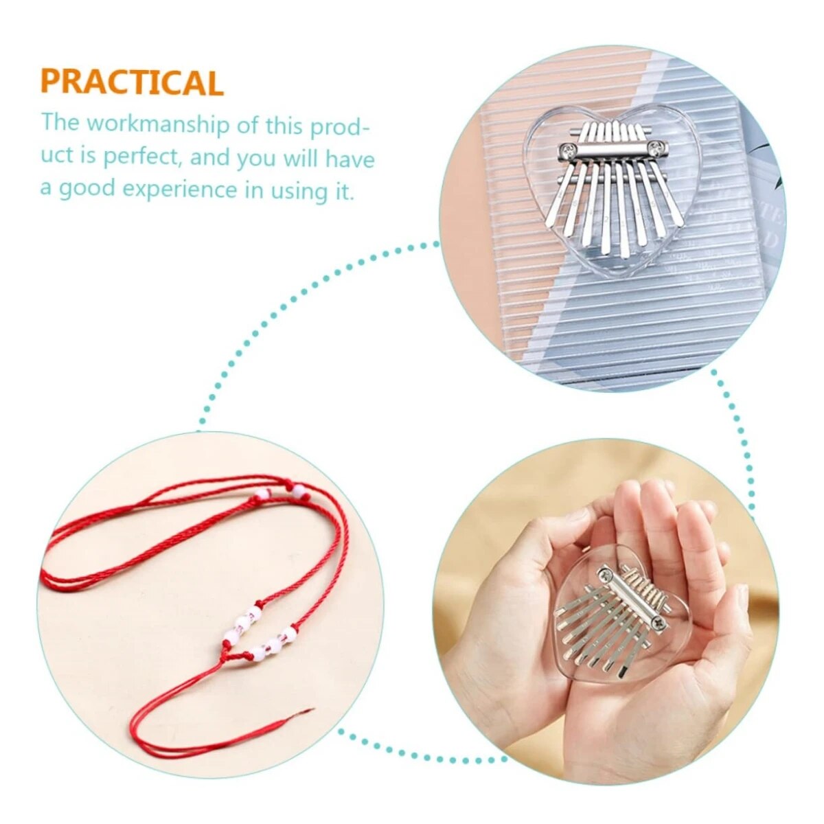 Miwayer 8 Keys Mini Kalimba Ra - Musical Instrument Dulcimer review and price