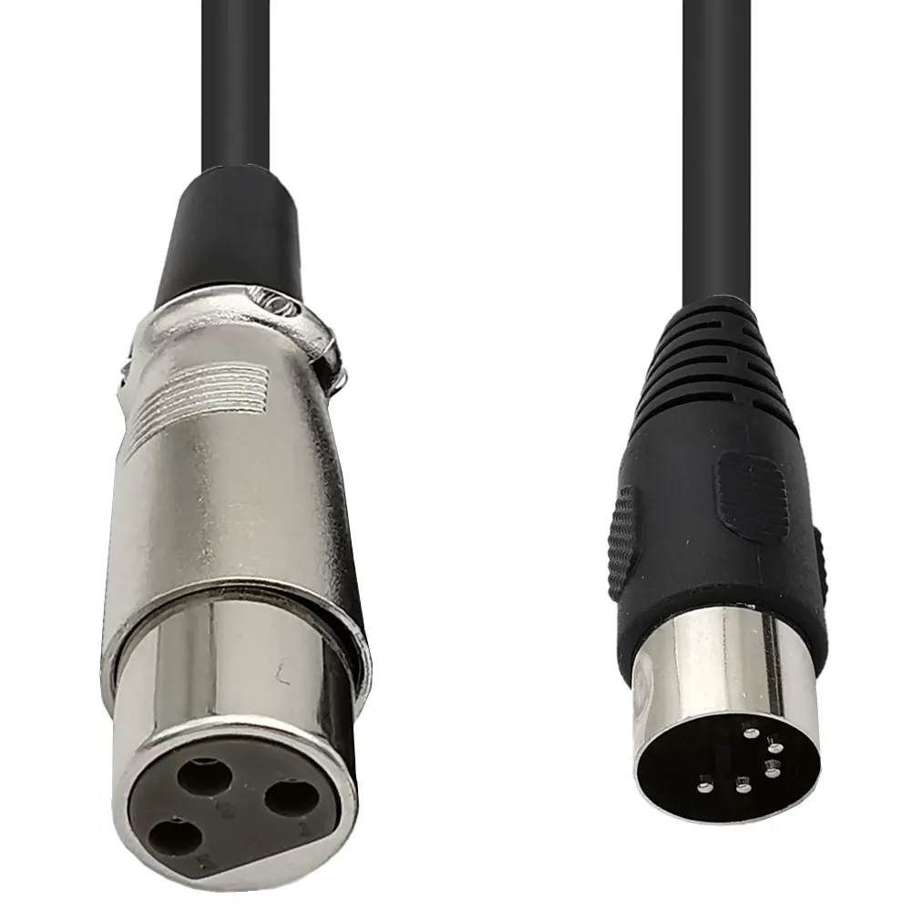 MIDI To XLR Adapter Cable DIN  - Musical Instrument Videos review and price