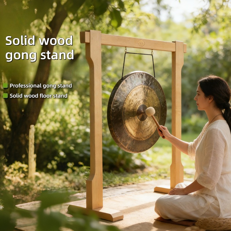 Solid Wood Bolded Gong Stand P - Musical Instrument Gong review and price