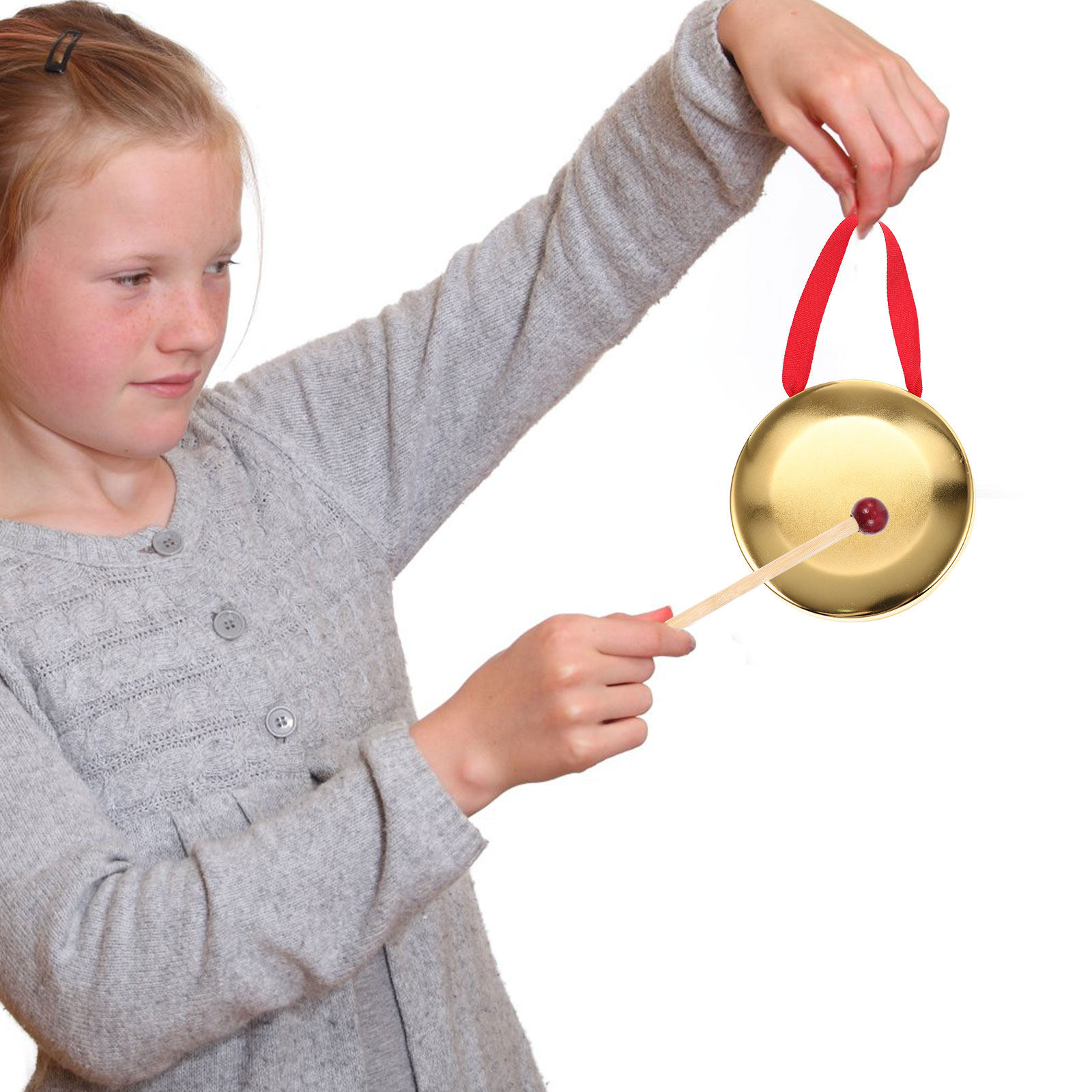 1Set Hand Held Gong Small Meta - Musical Instrument Gong review and price