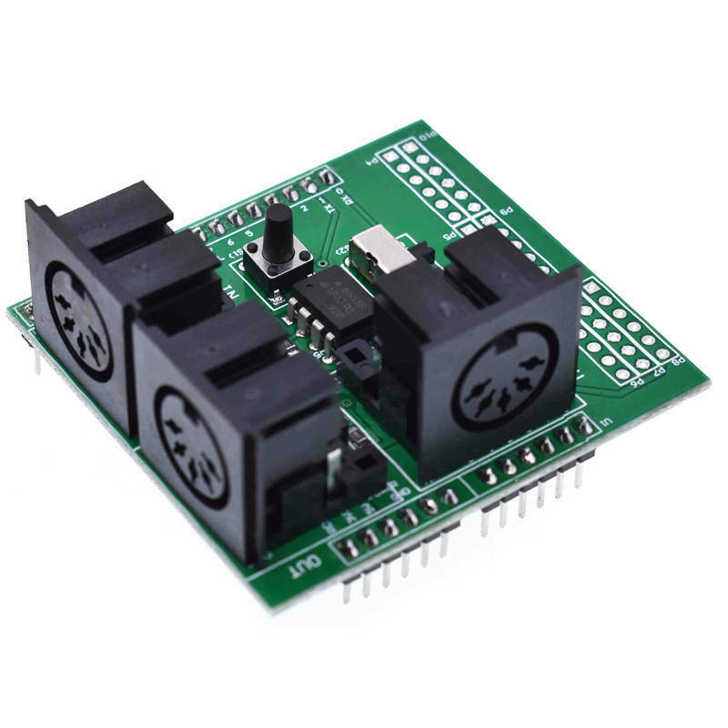 MIDI Shield music adapter boar - Musical Instrument Digital Interface review and price