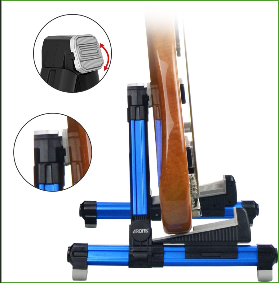 Foldable Aluminum Guitar Stand - Musical Instrument Dulcimer review and price