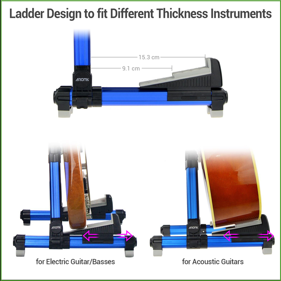 Foldable Aluminum Guitar Stand - Musical Instrument Dulcimer review and price