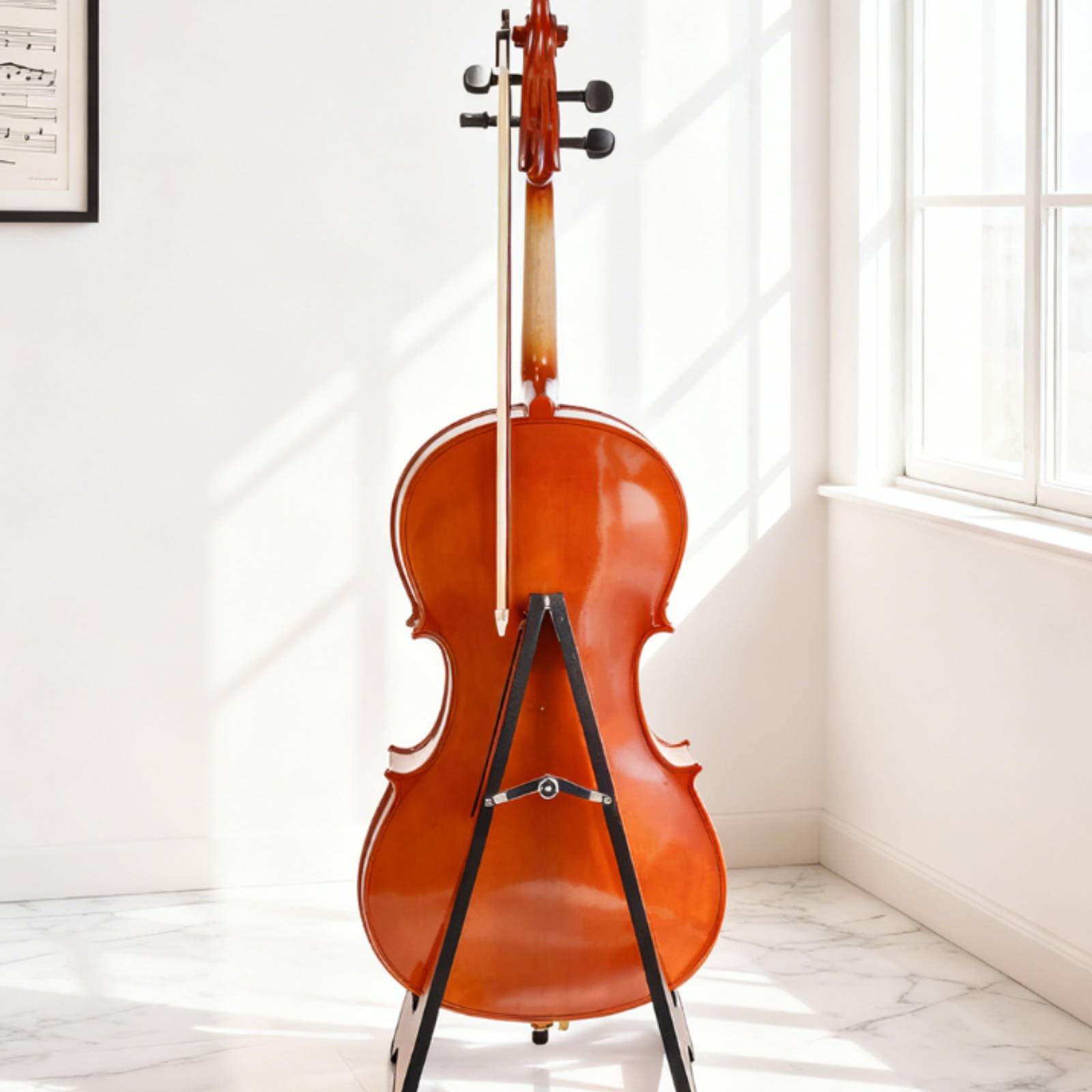 Floor Cello Stand Elegant Desi - Musical Instrument Cello review and price