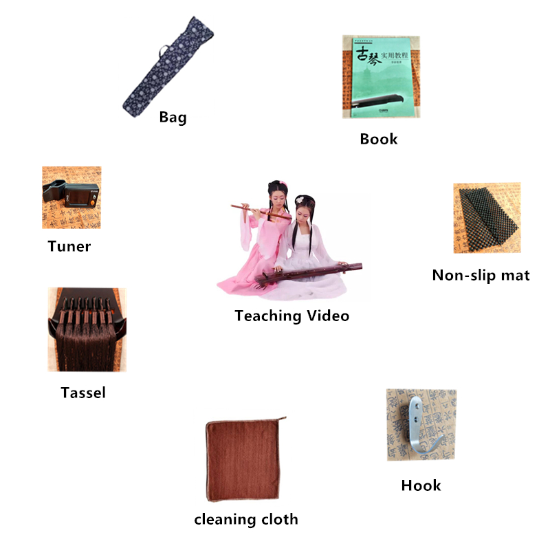 SevenAngel Guqin HunDun 7-Stri - Musical Instrument Videos review and price