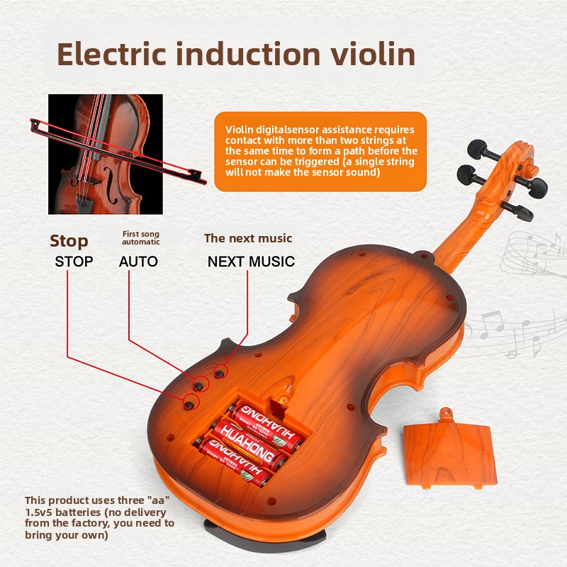 Acoustic Violin Toys Adjustabl - Musical Instrument Qin review and price