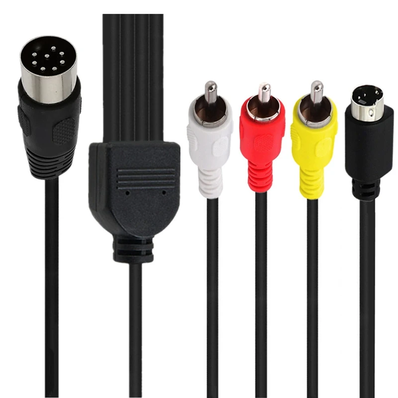 Din 8 Pin to S-video 4P Male 3 - Musical Instrument Videos review and price
